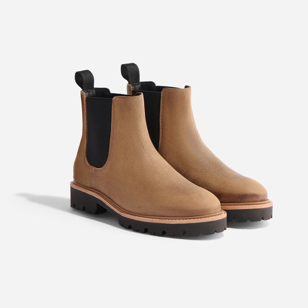 Nisolo Go-To Lug Chelsea Boot Tobacco - 6.5